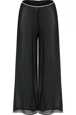 BODE Juana sheer silk trousers