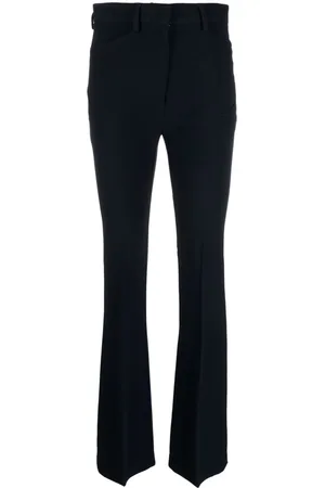 Nº21 Pressed-crease tailored trousers