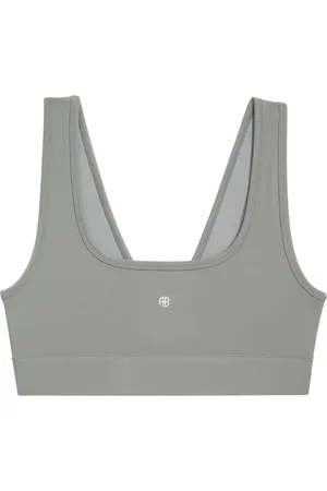ANINE BING Renae logo-embroidered sports bra