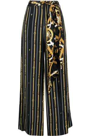 Camilla Coast To Coast-print silk trousers