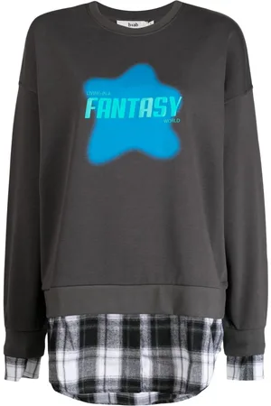 B+AB Fantasy layered jersey sweatshirt