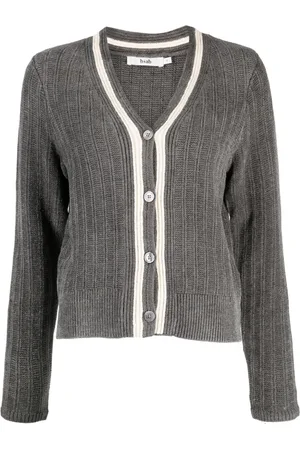 B+AB V-neck button-up cardigan