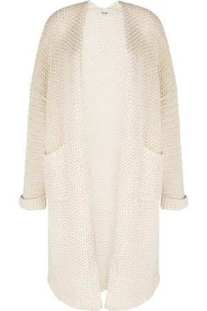 B+AB Shawl-collar knitted cardi-coat