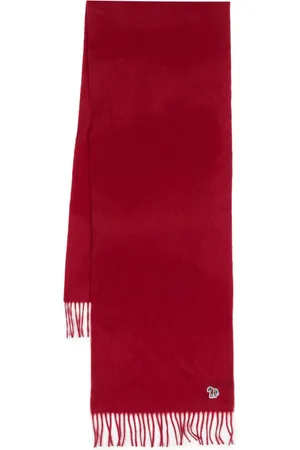 Paul Smith Logo-patch wool scarf