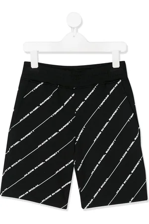 Neil Barrett Logo stripe shorts