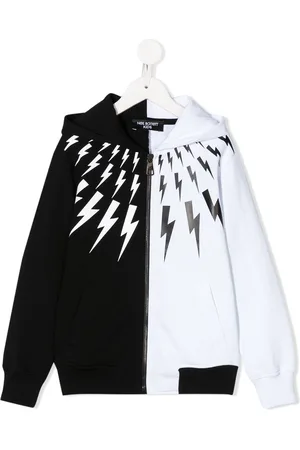 Neil Barrett Lightning bolt hoodie