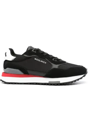 Woolrich Retro panelled logo-print sneakers