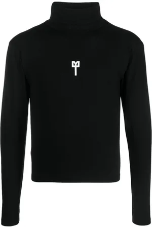 Liberal Youth Ministry Logo-print roll-neck jumper