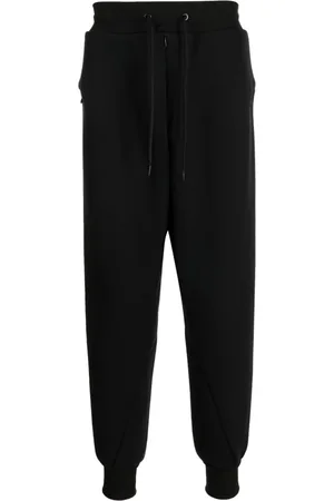 Fumito Ganryu Drawstring-waist cotton-blend track pants
