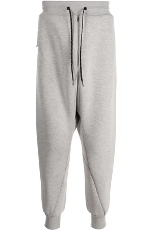 Fumito Ganryu Drawstring-waist cotton-blend track pants