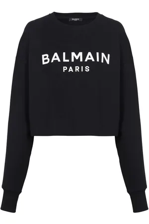 Balmain Logo-print cotton sweatshirt