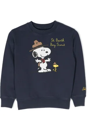 MC2 SAINT BARTH Snoopy-print cotton sweatshirt