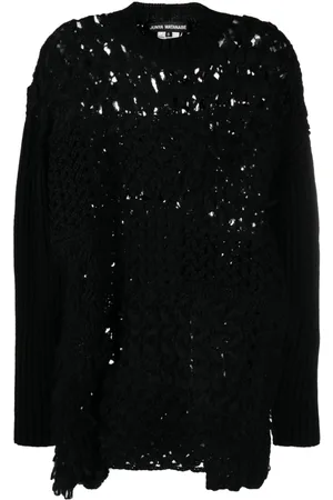 JUNYA WATANABE Panelled open-knit jumper