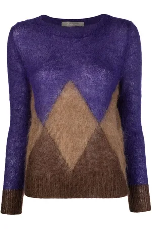 D.EXTERIOR Brushed-effect crew-neck jumper