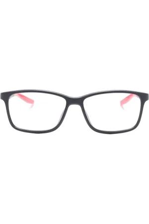 Nike Two-tone rectangle-frame glasses