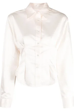 Cynthia Rowley Pleat-detail buttoned shirt