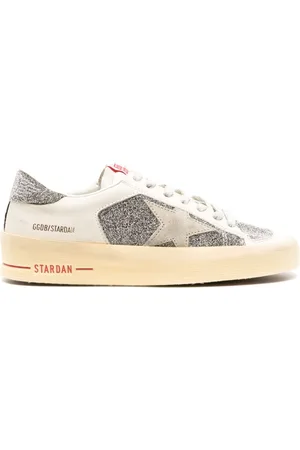 Golden Goose Stardan crystal-embellished leather sneakers