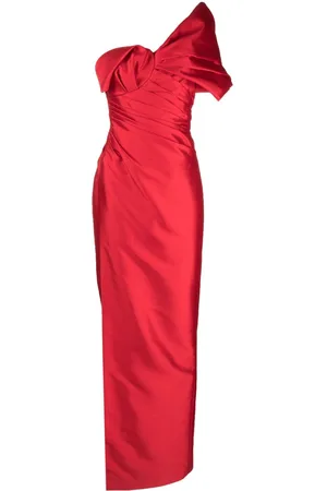 RACHEL GILBERT Marlo one-shoulder gown dress