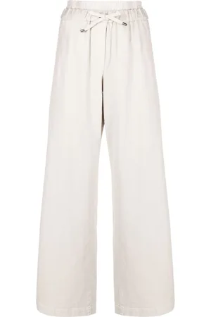 Brunello Cucinelli Straight-leg drawstring trousers