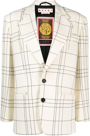 Marni Checked single-breasted blazer