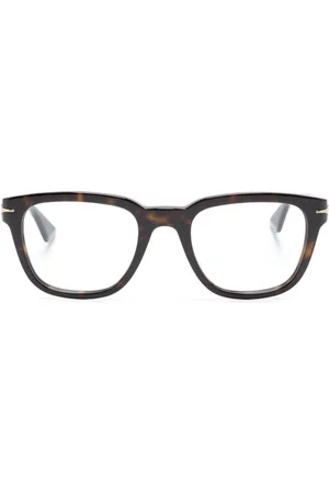 Montblanc Tortoiseshell-effect square-frame glasses