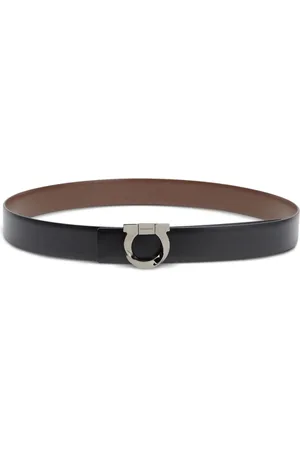 Salvatore Ferragamo Gancini reversible leather belt