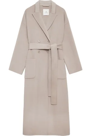 ANINE BING Dylan belted double-breasted coat