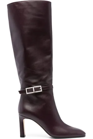 Sergio Rossi Nora 105mm leather boots