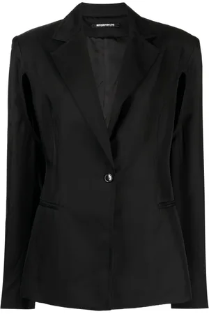 Boyarovskaya Cut-out single-breasted blazer