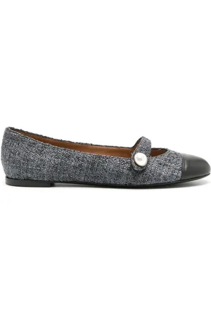 ROBERTO FESTA Divy bouclé ballerina shoes
