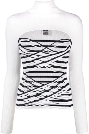Jean Paul Gaultier Cut-out knitted top