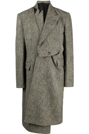Marina Yee Luke asymmetric single-breasted coat