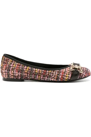 ROBERTO FESTA Roberta bouclé flat ballerina shoes