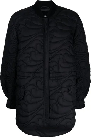 JNBY Drawstring-waist quilted jacket