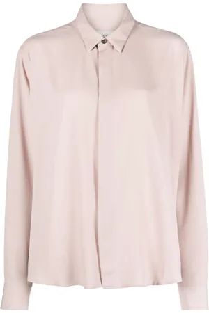 Ami Classic-collar crepe shirt