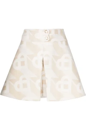 Casablanca Astrakhan mini skirt