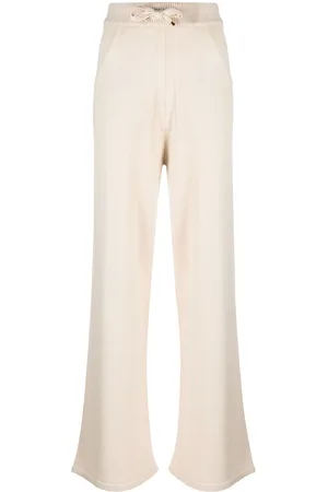LORENA ANTONIAZZI High-waisted drawstring knitted trousers