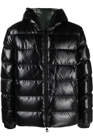Duvetica Dubhe logo-patch hooded padded jacket