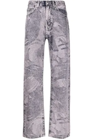 A Bathing Ape Mid-rise straight-leg jeans