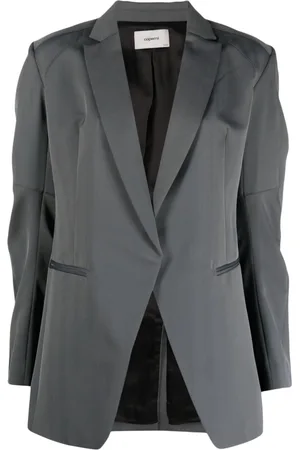 COPERNI Herringbone-pattern biker blazer