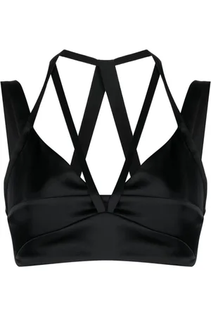 REV Strap-detail sleeveless cropped top