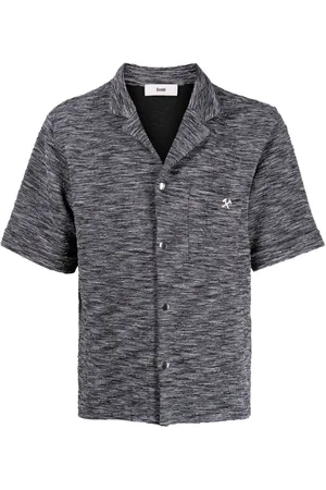 Kennel & Schmenger Logo-plaque mélange-effect shirt