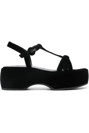 Nicole Saldanã Lily 60mm velvet-effect sandals