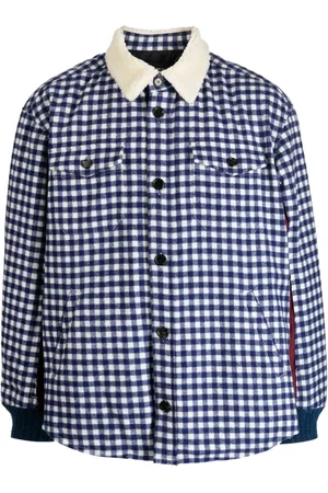 UNDERCOVER Gingham-check flannel shirt jacket