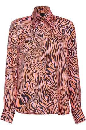 Pinko Graphic-print buttoned shirt