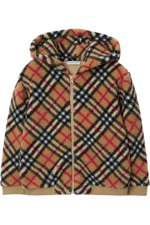 Burberry Vintage-Check fleece hoodie