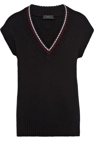 Prada Chunky-knit cashmere vest