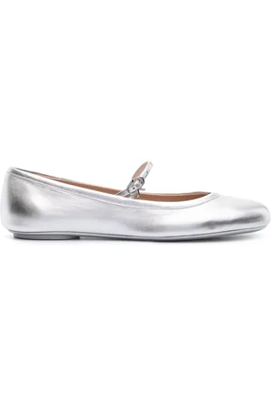 Gianvito Rossi Carla leather ballerina flats