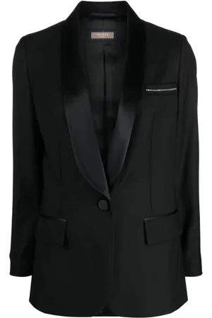 PESERICO SIGN Shawl-lapels single-breasted blazer