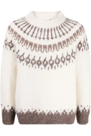 BODE Patterned intarsia-knit jumper